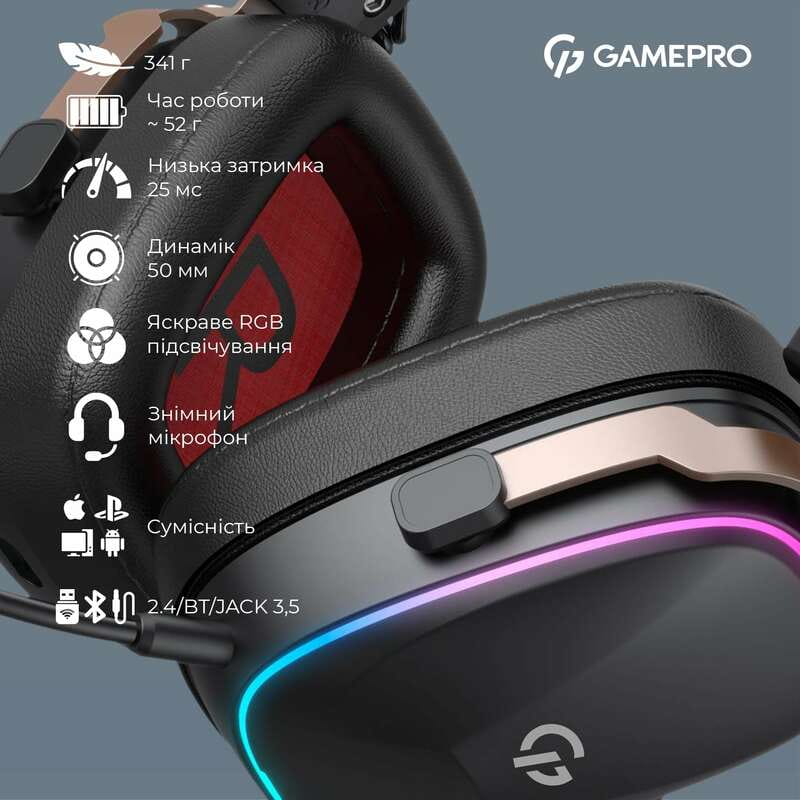 Гарнитура GamePro Asgard Valkyria Black (HSW249B)