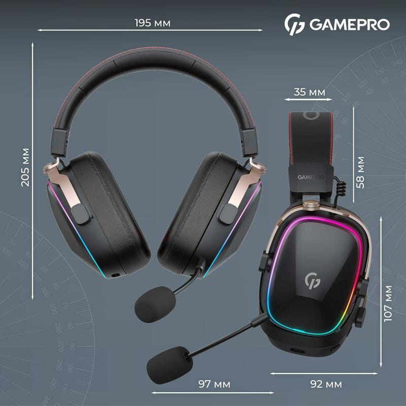 Гарнитура GamePro Asgard Valkyria Black (HSW249B)