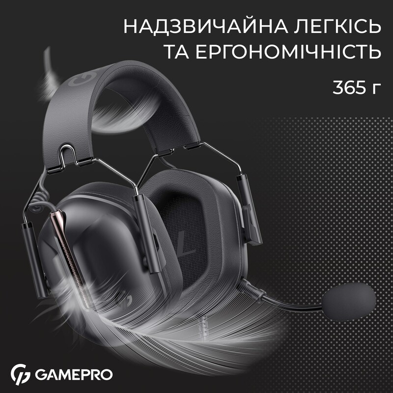 Гарнитура GamePro Genesis Hunter Black (HS1350B)