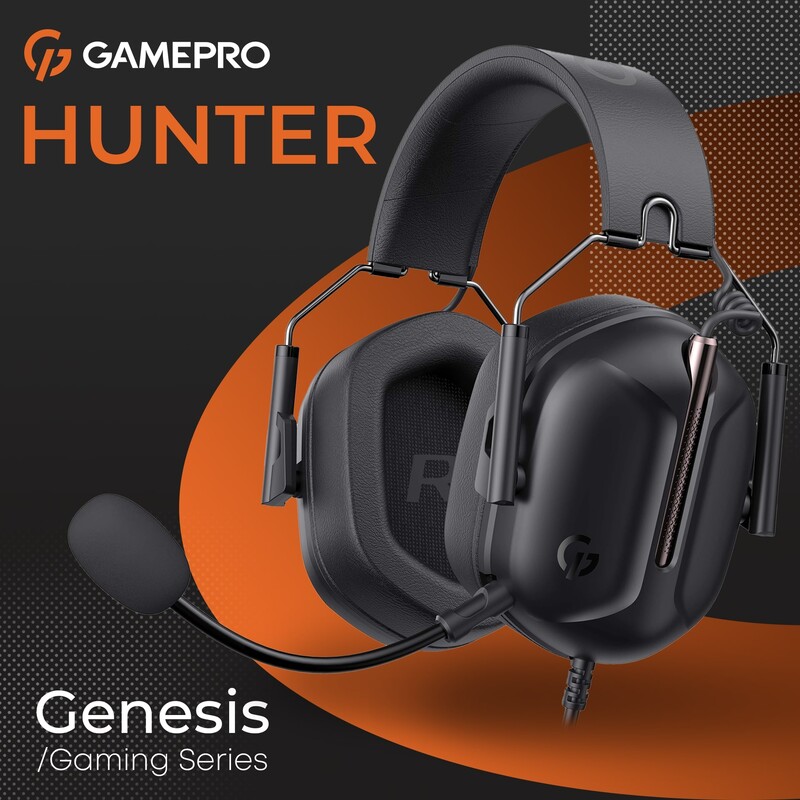 Гарнитура GamePro Genesis Hunter Black (HS1350B)