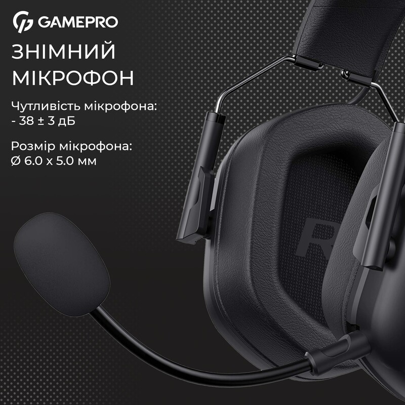 Гарнитура GamePro Genesis Hunter Black (HS1350B)