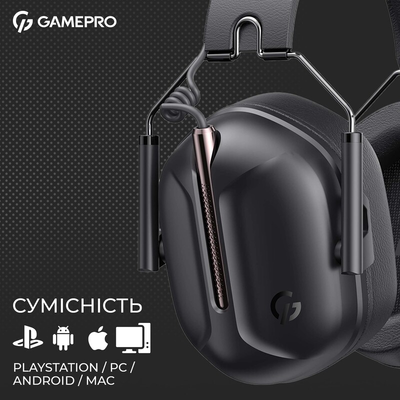 Гарнитура GamePro Genesis Hunter Black (HS1350B)