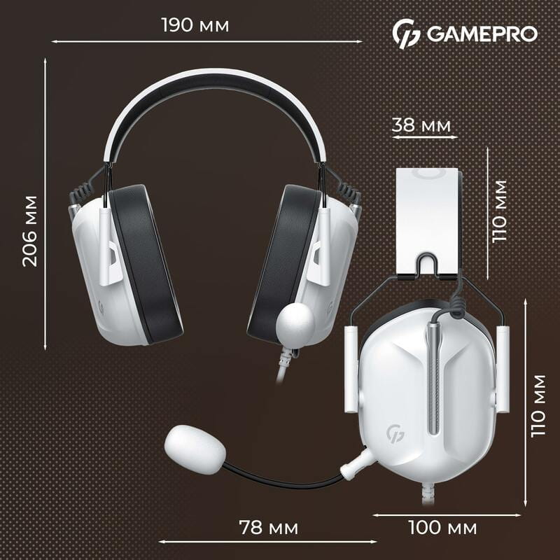 Гарнитура GamePro Genesis Hunter White (HS1350W)