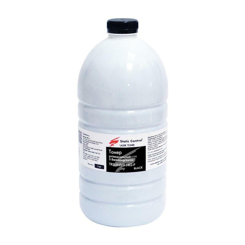 Tонер SCC (TRSUNIV3-1KG-P) Samsung/Xerox універсальний Black 1000г