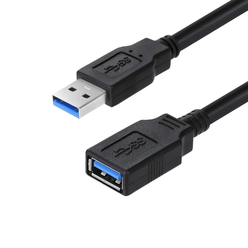 Кабель ColorWay USB - USB V 3.0 (M/F), 1.8 м, Black (CW-CBUF075-BK)