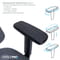 Фото - Крісло офісне OfficePro Atlas OC630-B-DG-DG Black/Dark Gray | click.ua
