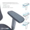Фото - Крісло офісне OfficePro Atlas OC630-G-DG-DG Gray/Dark Gray | click.ua
