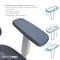 Фото - Крісло офісне OfficePro Atlas OC630-W-DG-DG White/Dark Gray | click.ua