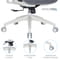Фото - Крісло офісне OfficePro Atlas OC630-W-DG-DG White/Dark Gray | click.ua