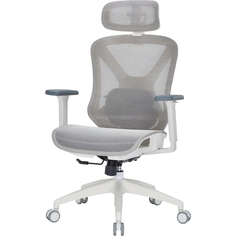 Кресло офисное OfficePro Atlas OC630-W-LG-LG White/Light Gray