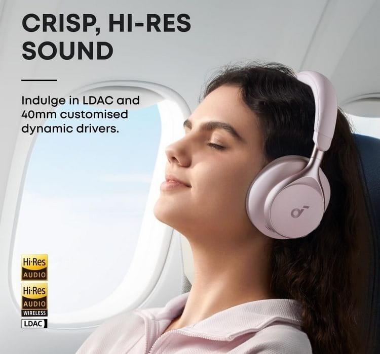 Bluetooth-гарнітура Anker SoundCore Space One Pink (A3035G51)