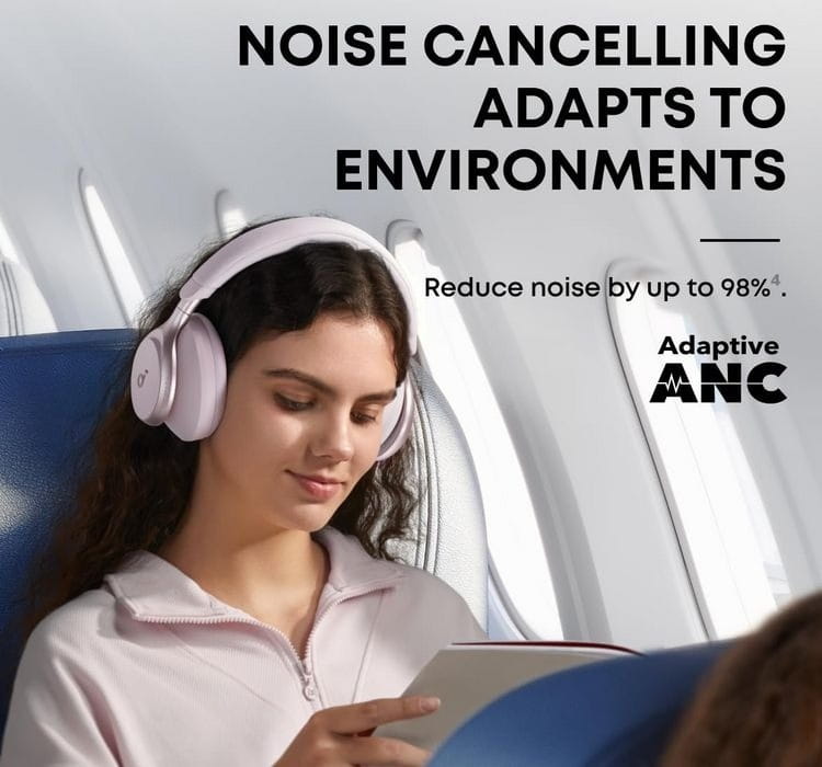 Bluetooth-гарнітура Anker SoundCore Space One Pink (A3035G51)