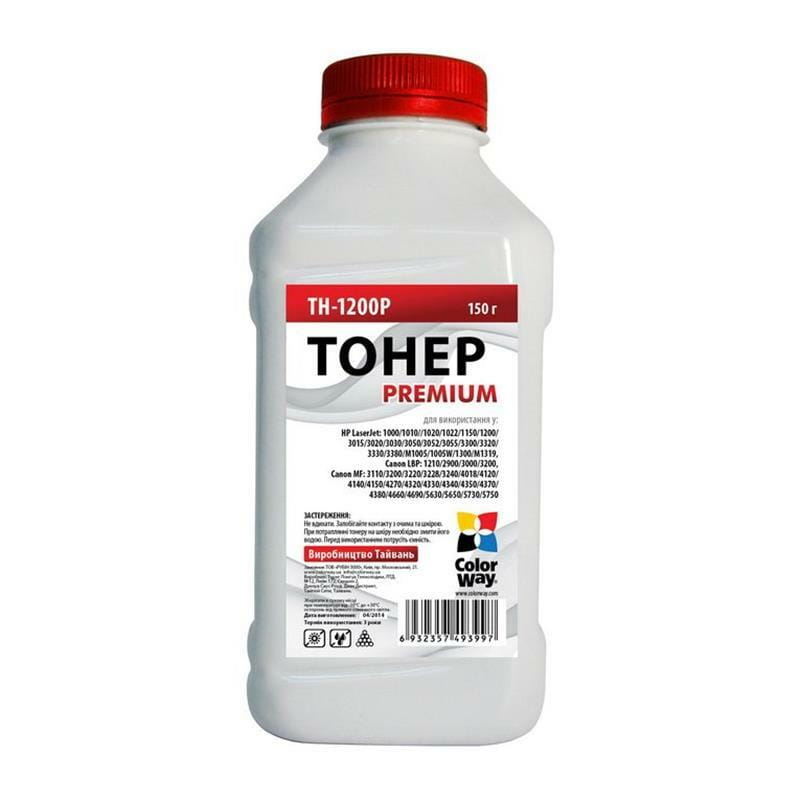 Тонер ColorWay (TH-1200P) HP LJ 1200 Premium 150 г