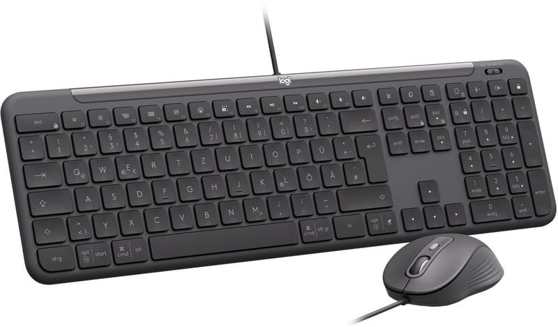 Комплект (клавіатура, миша) Logitech Signature Slim Combo MK620 Graphite (920-013349)