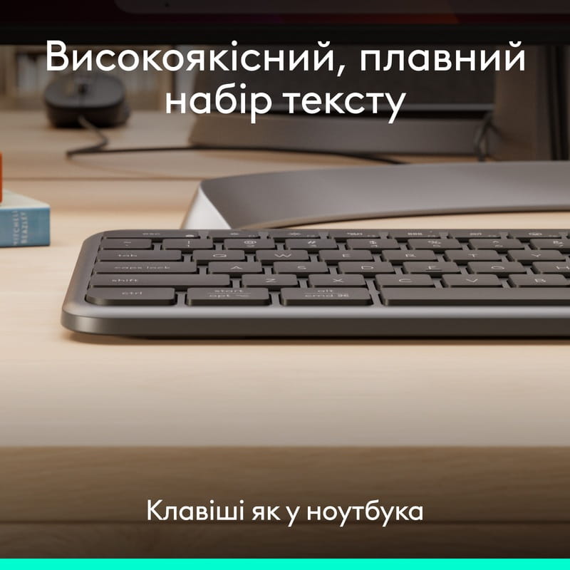 Комплект (клавіатура, миша) Logitech Signature Slim Combo MK620 Graphite (920-013349)