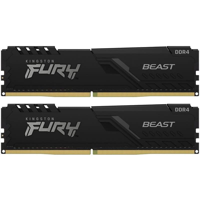 Модуль пам`ятi DDR4 2x16GB/3200 Kingston Fury Beast Black (KF432C16BB1K2/32WP)