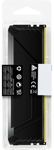 Модуль пам`яті DDR4 16GB/3200 Kingston Fury Beast RGB (KF432C16BB12A/16WP)
