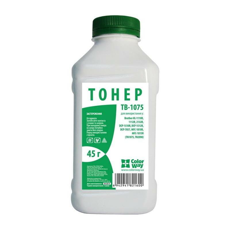 Тонер ColorWay (TB-1075) BROTHER HL-1112/2132, DCP-1521/7057, 45 г