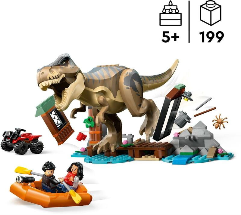 Конструктор LEGO Jurassic World Втеча річкою від тиранозавра (76975)