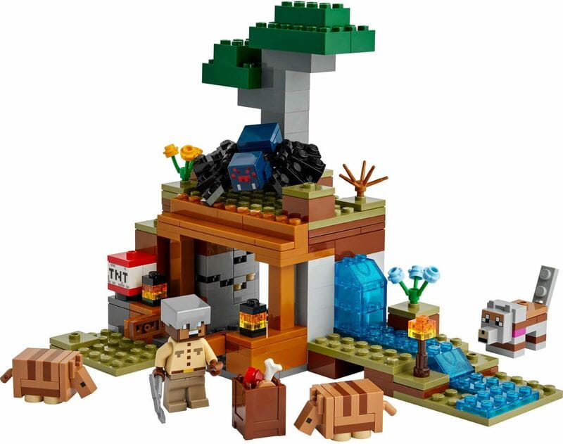 Конструктор LEGO Minecraft Шахтная экспедиция Броненосец (21269)
