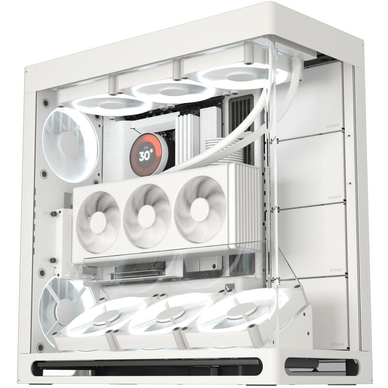 Корпус HAVN HS 420 VGPU Edition White (HVN-CA-HS420-07)