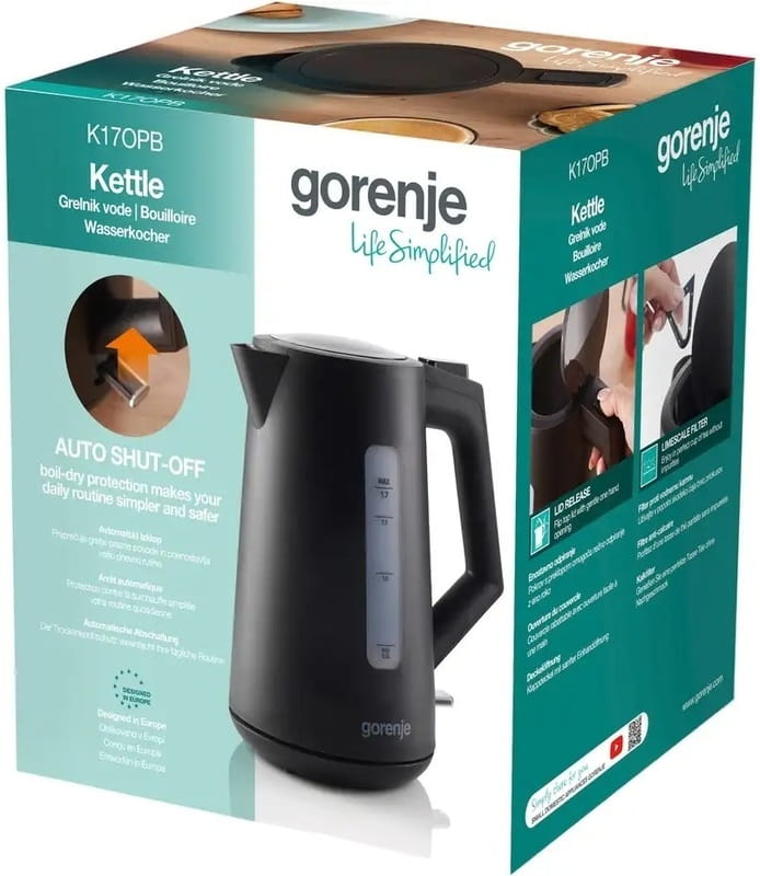 Електрочайник Gorenje K17OPB