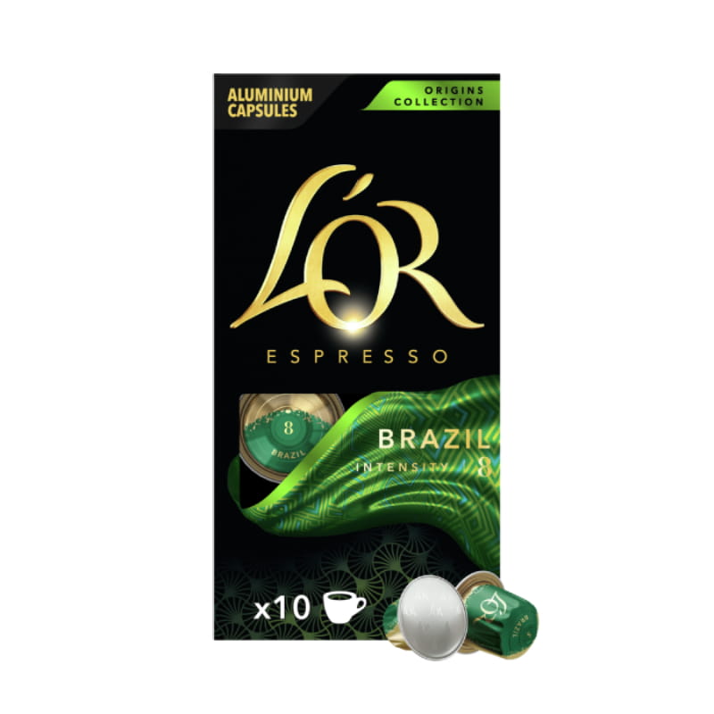 Кава в капсулах L`OR Espresso Brazil Origins Collection 10 шт