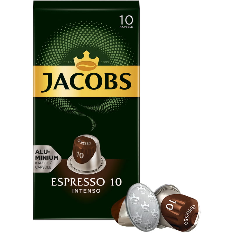 Кофе в капсулах Jacobs Espresso 10 Intenso 10 шт