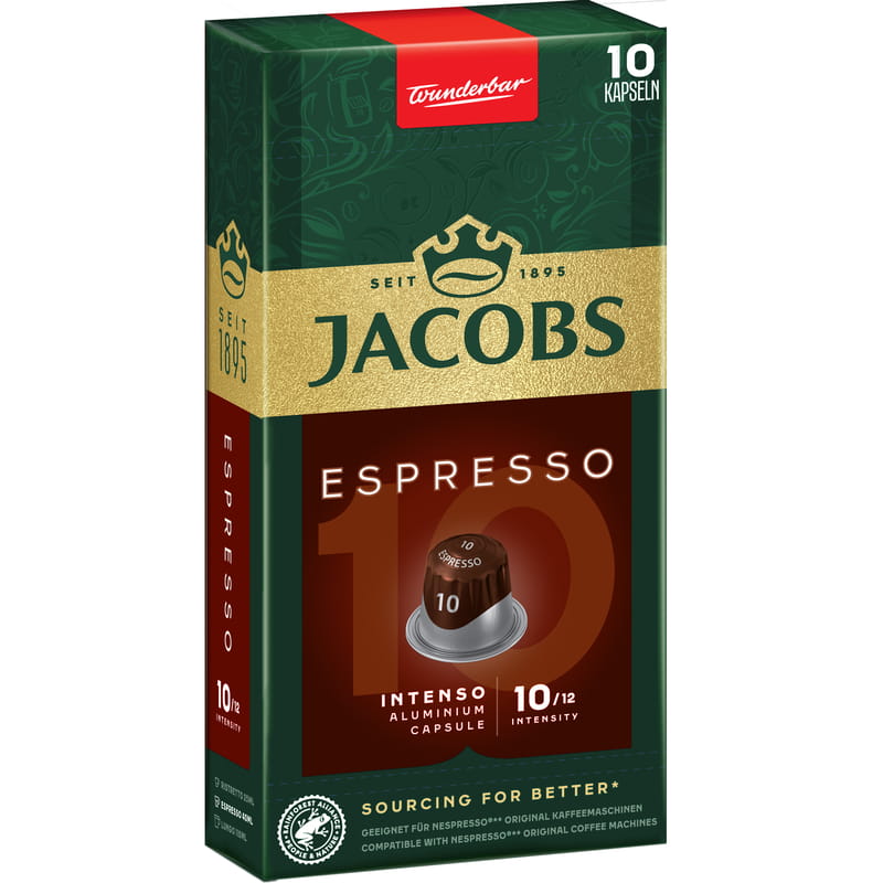 Кофе в капсулах Jacobs Espresso 10 Intenso 10 шт