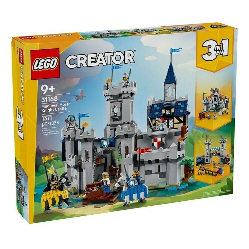 Конструктор LEGO Creator Средневековый замок с рыцарем на коне (31168)