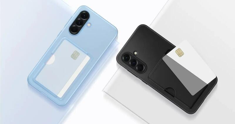 Чeхол-накладка Samsung Card Slot Case для Samsung Galaxy A56 SM-A566 Blue (EF-OA566TLEGWW)