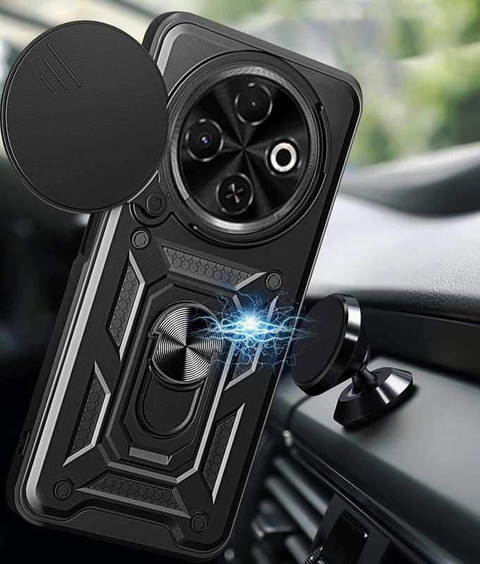 Чохол-накладка BeCover Military для Tecno Spark 30C 4G Black (713074)