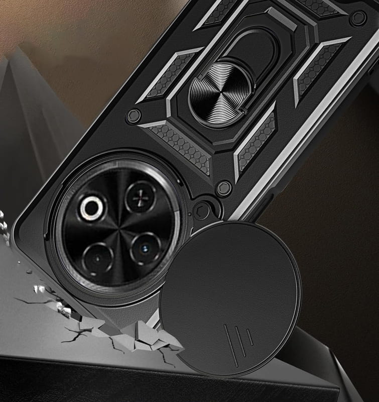 Чохол-накладка BeCover Military для Tecno Spark 30C 4G Black (713074)