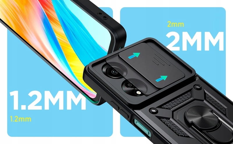 Чeхол-накладка BeCover Military для Oppo A60 Black (713078)
