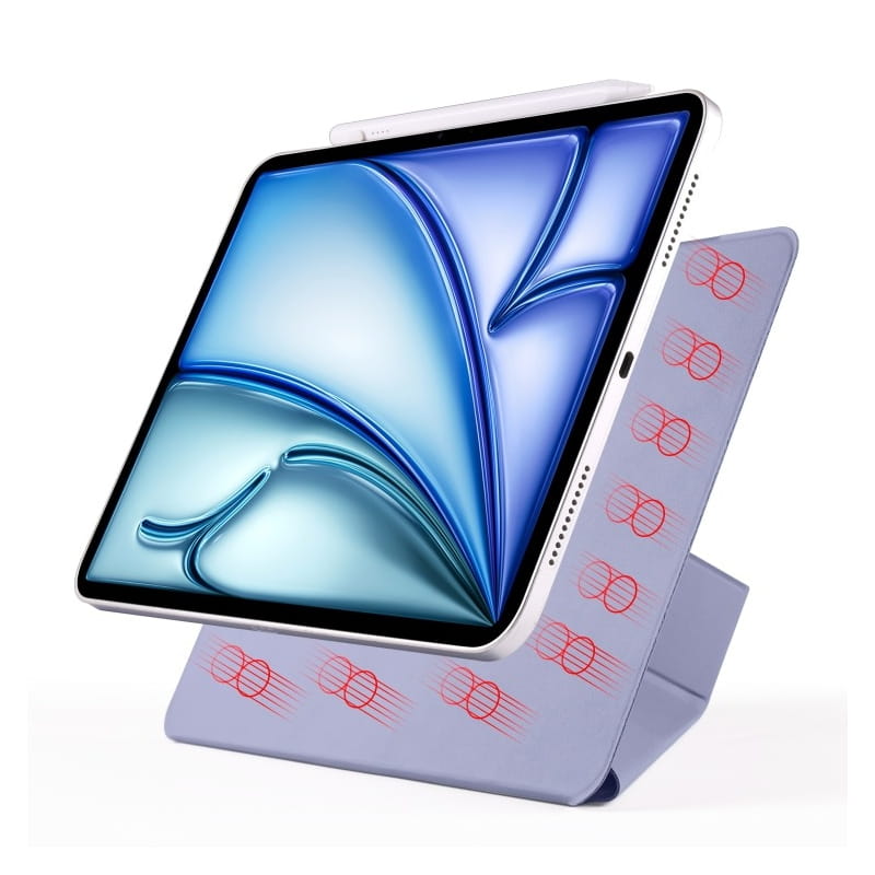 Чехол-книжка BeCover Ultra Slim Origami Magnetic для Apple iPad mini 7 (2024) Deep Purple (712950)