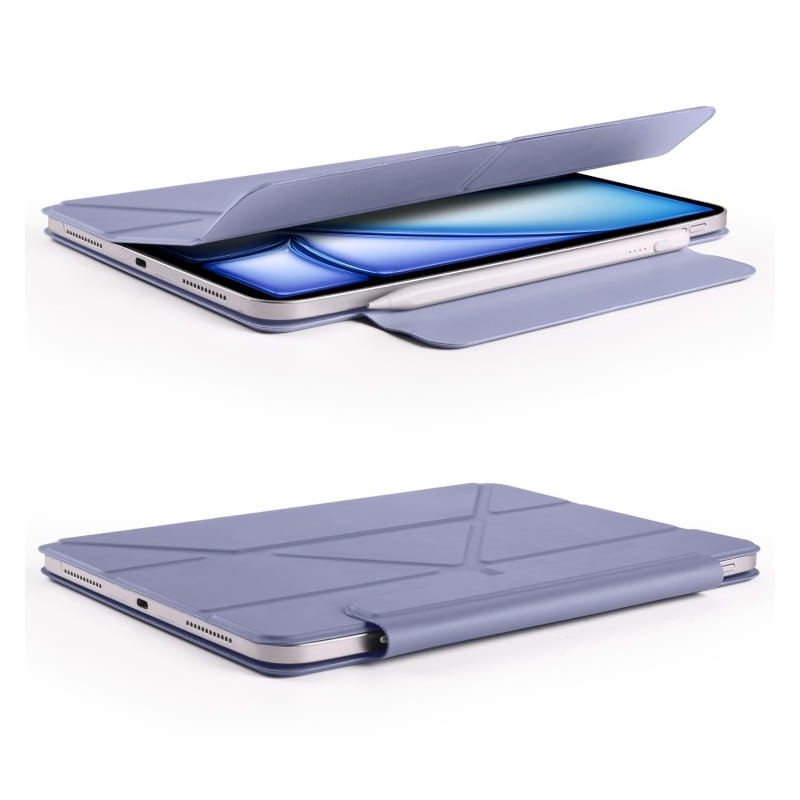 Чехол-книжка BeCover Ultra Slim Origami Magnetic для Apple iPad mini 7 (2024) Deep Purple (712950)