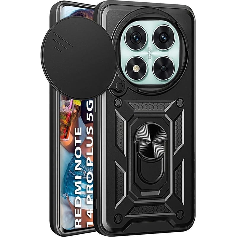 Чeхол-накладка BeCover Military для Xiaomi Redmi Note 14 Pro Plus 5G Black (712871)