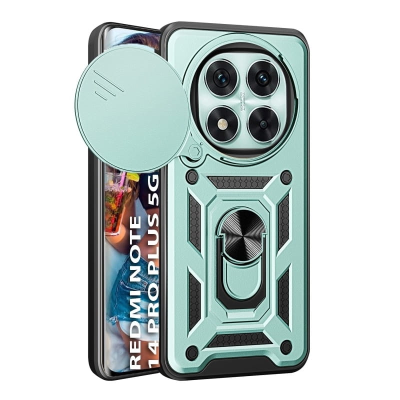Чeхол-накладка BeCover Military для Xiaomi Redmi Note 14 Pro Plus 5G Dark Green (712872)