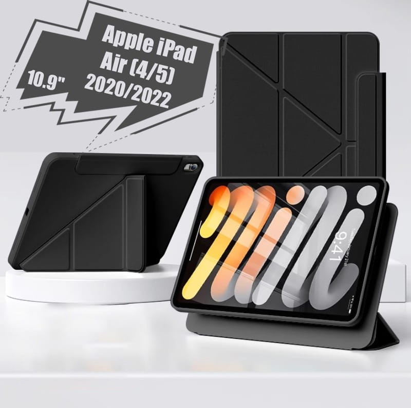 Чохол-книжка BeCover Ultra Slim Origami Flex для Apple iPad Air 4/5 10.9 (2020/2022) Black (712973)