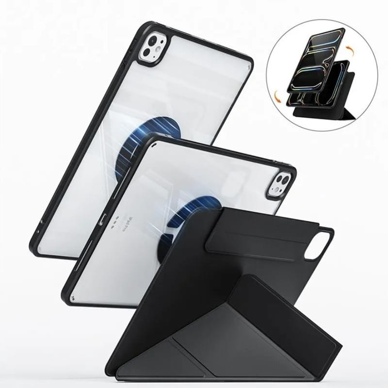 Чехол-книжка BeCover Ultra Slim Origami Flex для Apple iPad Pro 13 (2024) Black (712978)