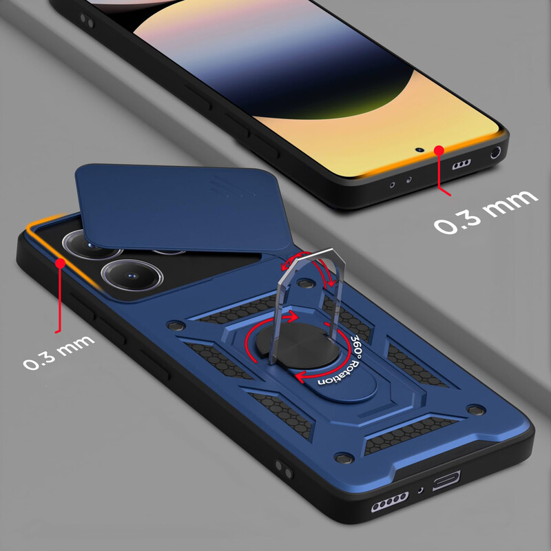 Чeхол-накладка BeCover Military для Xiaomi Redmi Note 14 5G Blue (713093)