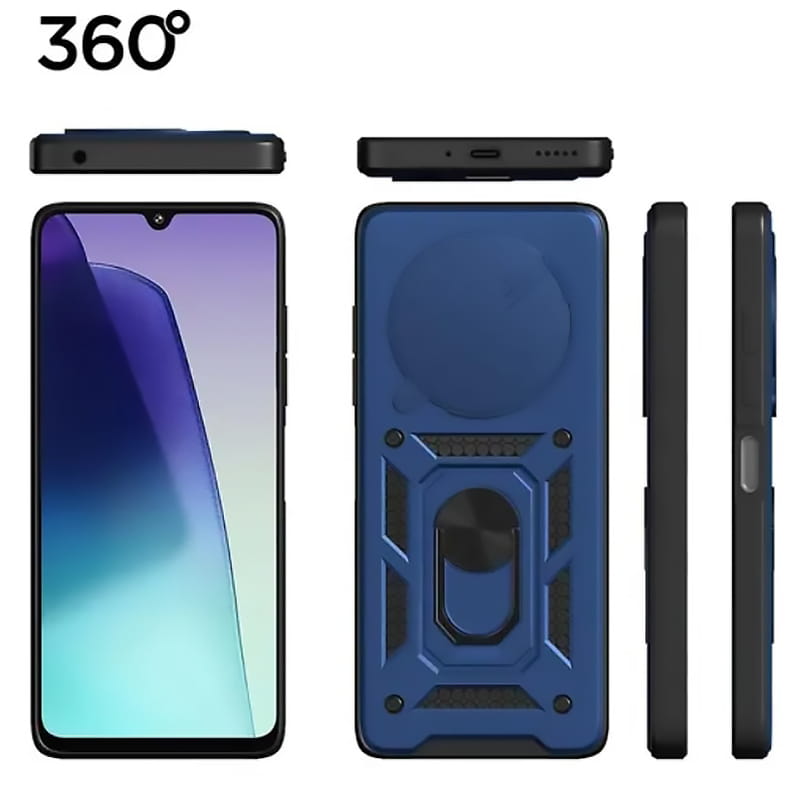 Чeхол-накладка BeCover Military для Xiaomi Redmi Note 14 Pro 5G Blue (713095)