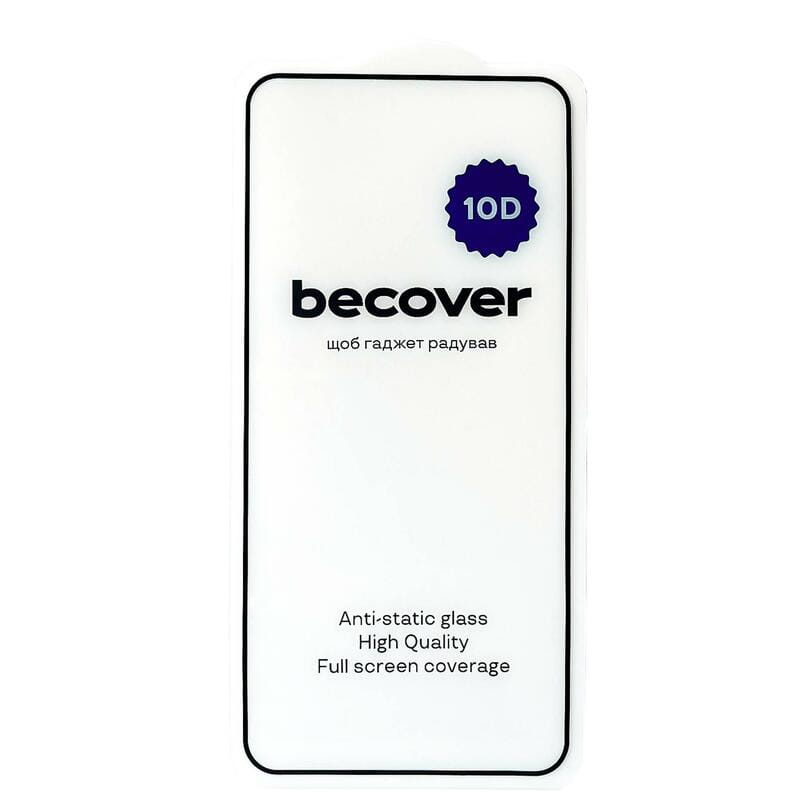 Защитное стекло BeCover 10D для Xiaomi Redmi Note 14 4G Black (713098)