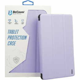 Чeхол-книжка BeCover Ultra Slim Origami Transparent с креплением Apple для Apple iPad 10.9" 2022 Purple (712941)