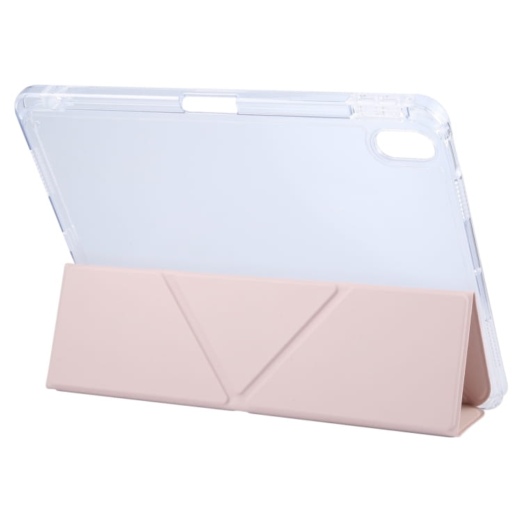 Чохол-книжка BeCover Ultra Slim Origami Transparent з кріпленням Apple для Apple iPad Mini 6 2021 Pink (712932)