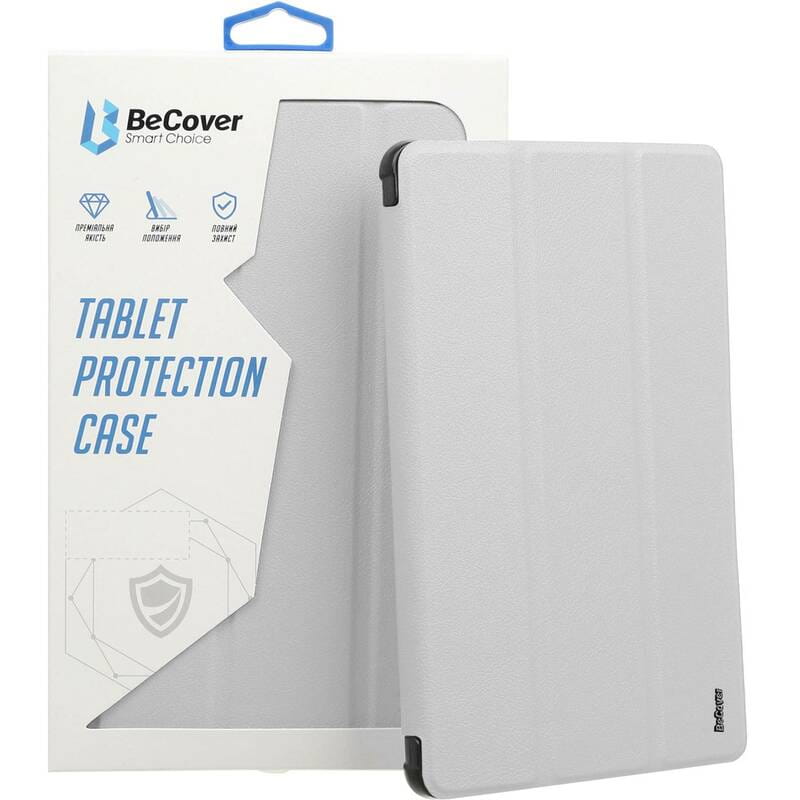 Чeхол-книжка BeCover Ultra Slim Origami Transparent с креплением Apple для Apple iPad Mini 6 2021 Gray (712931)