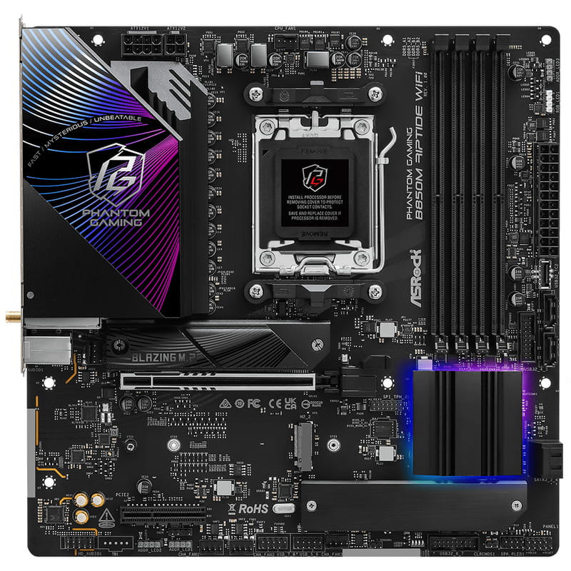 Материнская плата ASRock B850M Riptide WiFi Socket AM5