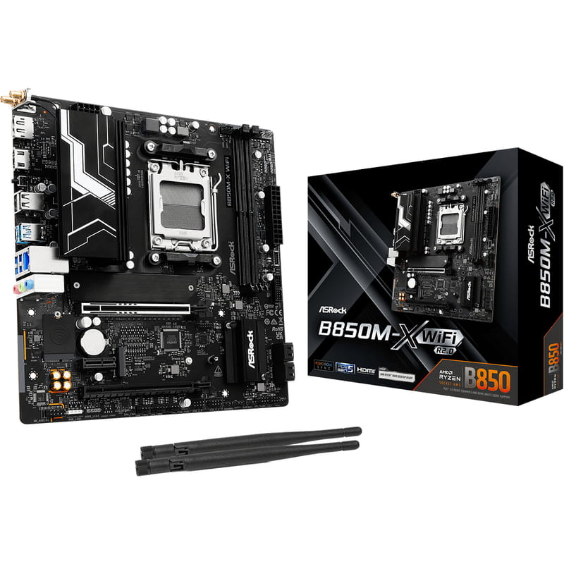 Материнська плата ASRock B850M-X WiFi R2.0 Socket AM5