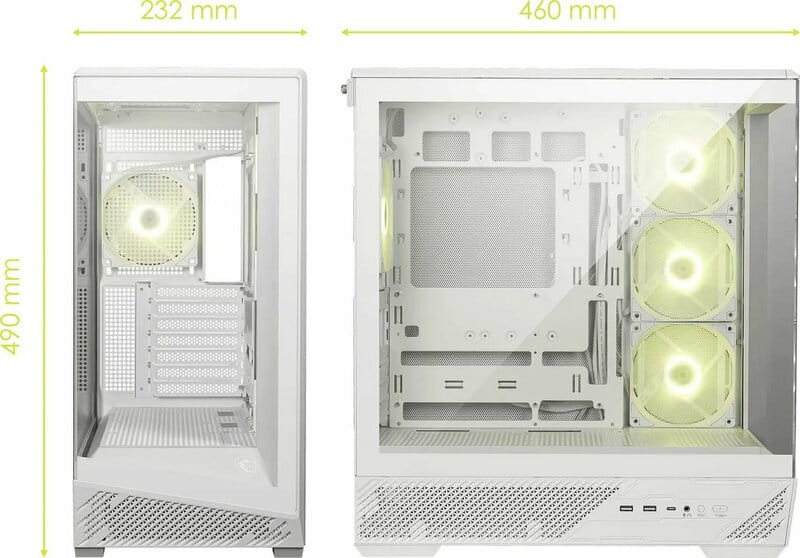Корпус MSI MAG Pano 130R PZ White без БЖ