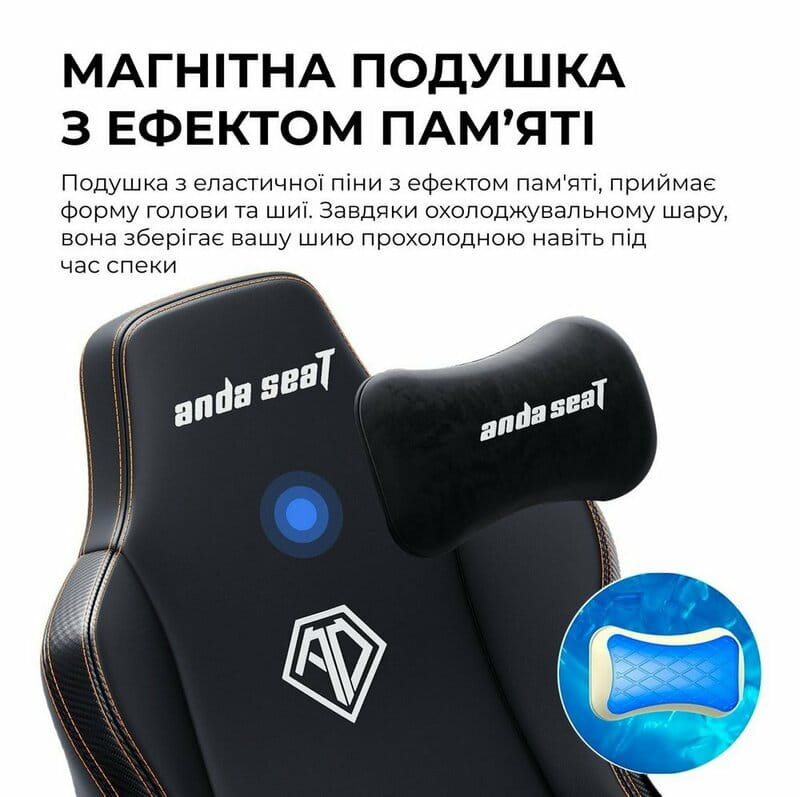 Кресло для геймеров Anda Seat Kaiser 3E XL Black (AD23YC-XL-08-B-PV/C-B01)